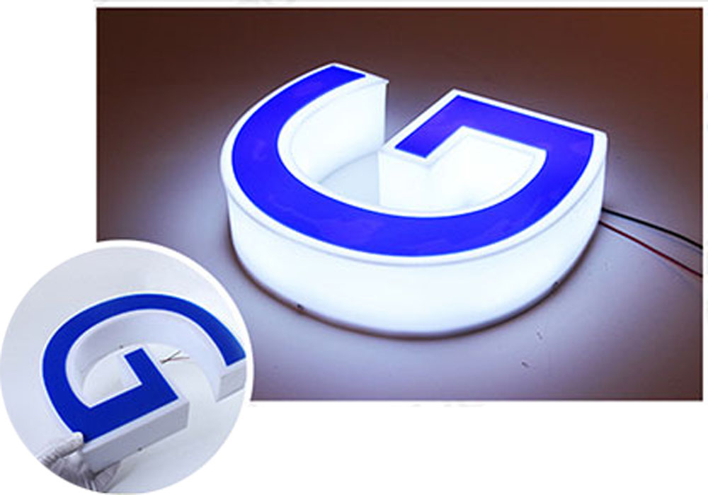 亞克力貼單片發(fā)光字 亞克力貼單片發(fā)光字