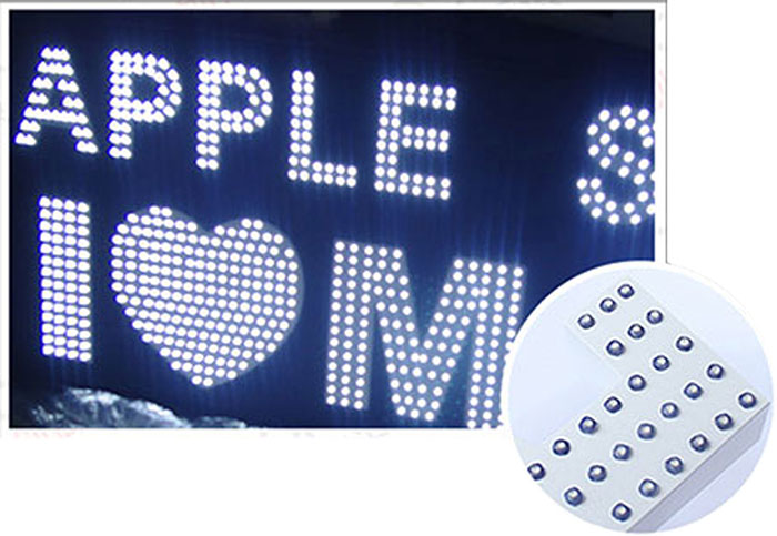 點(diǎn)陣燈珠外露發(fā)光字 點(diǎn)陣燈珠外露發(fā)光字