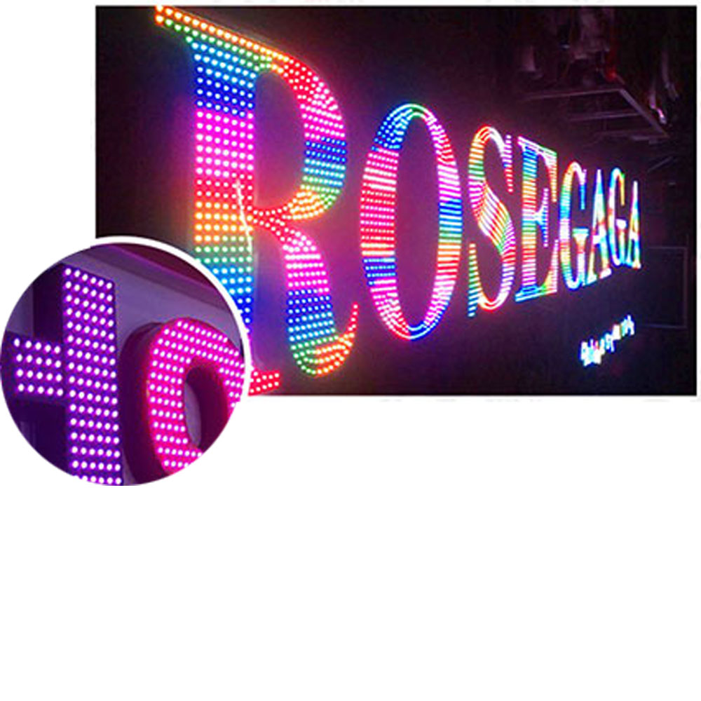 全彩燈珠外露發(fā)光字 全彩燈珠外露發(fā)光字