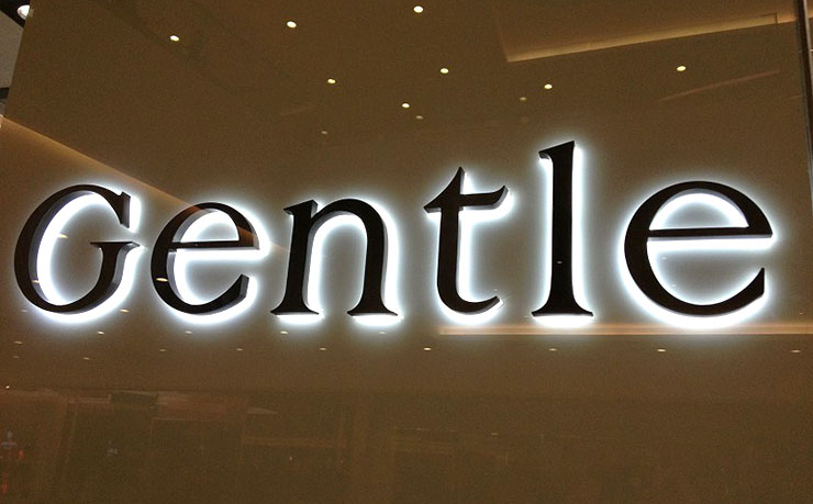 不銹鋼精工背光發光字效果圖 不銹鋼精工背光發光字效果圖